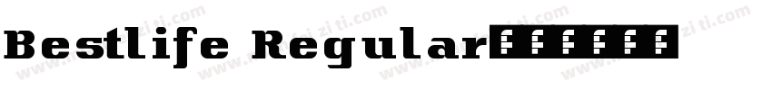 Bestlife Regular字体转换